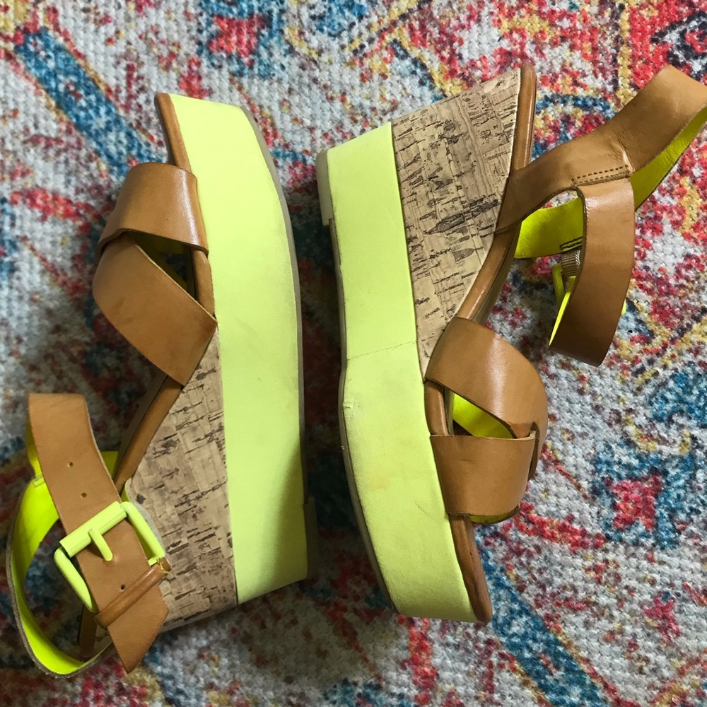 Caramel & Yellow Wedges